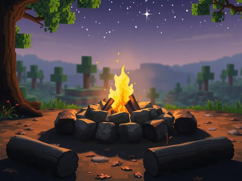 Jak zrobić ognisko w Minecraft? Przewodnik krok po kroku